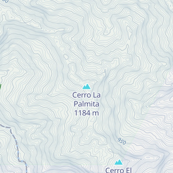 Map of Cerro La Palmita