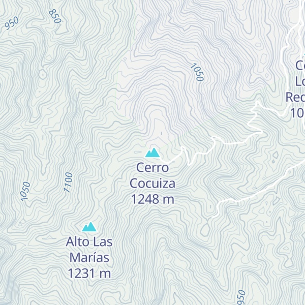 Map of Cerro Cocuiza
