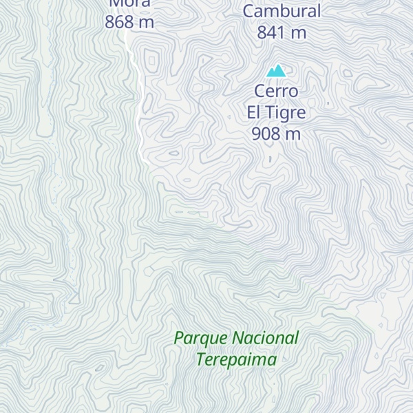 Map of Cerro La Danta