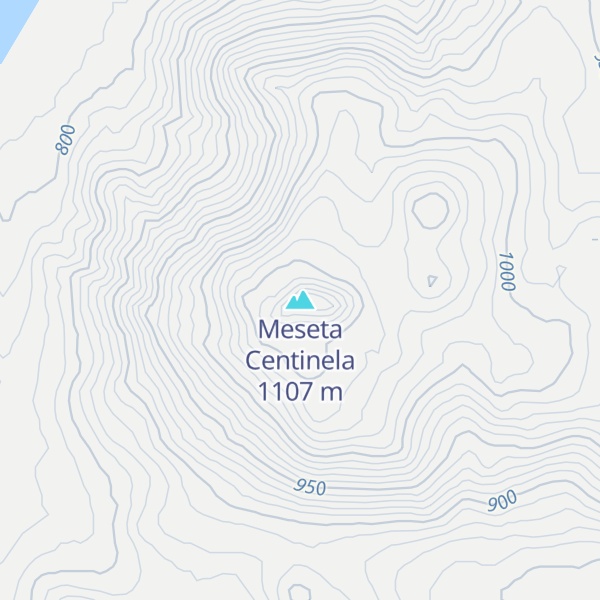 Map of Meseta Centinela