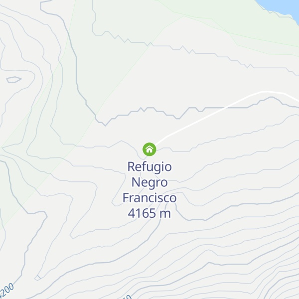 Map of Refugio Negro Francisco