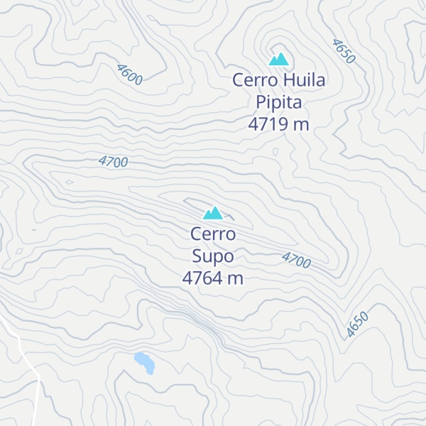 Map of Cerro Supo