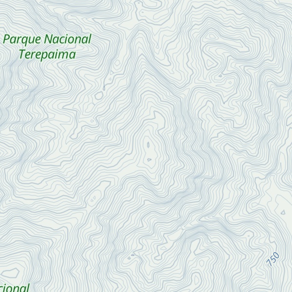 Map of Cerro Los Naranjos