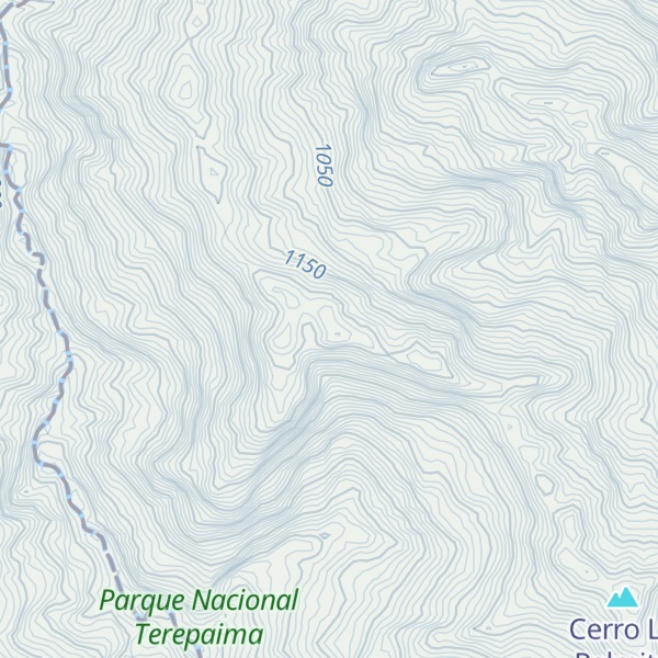 Map of Cerro La Palma