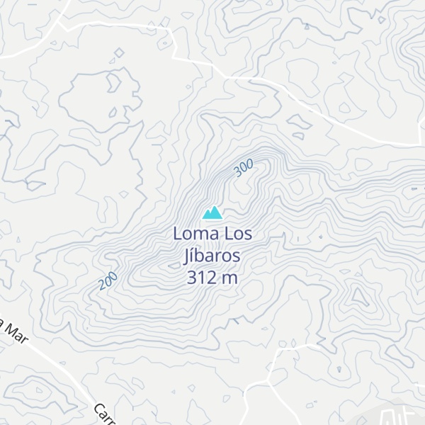 Map of Loma Los Jíbaros