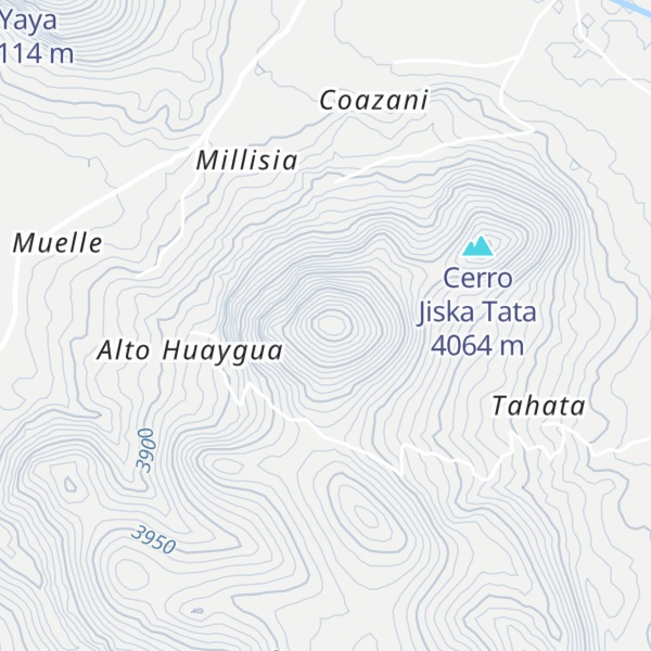 Map of Cerro Jachcha Tata