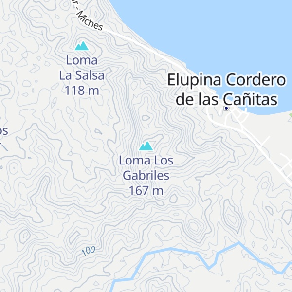 Map of Loma Los Gabriles