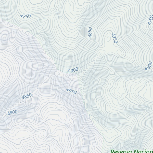 Map of Cerro Orcotunco