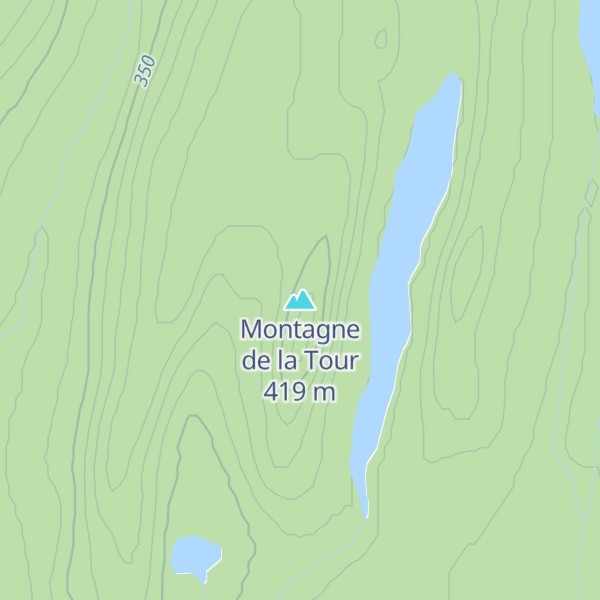 Map of Montagne de la Tour