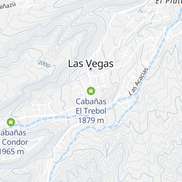 Map of Cabañas El Trebol