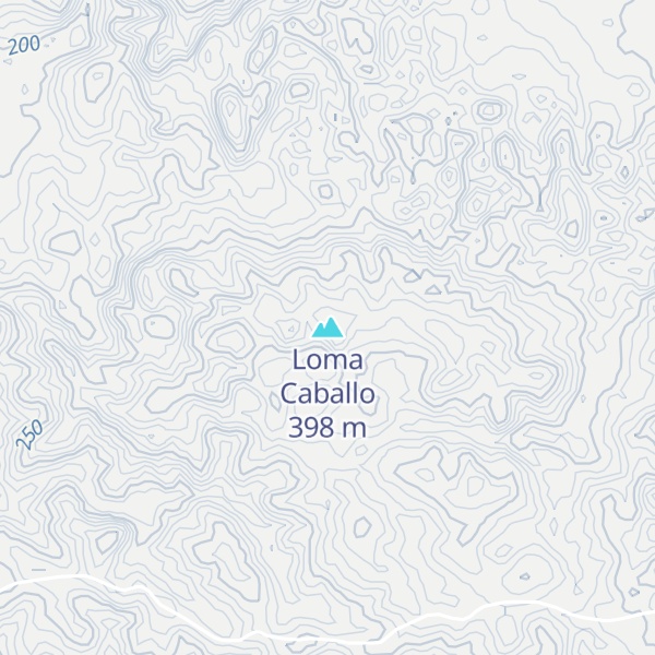 Map of Loma Caballo