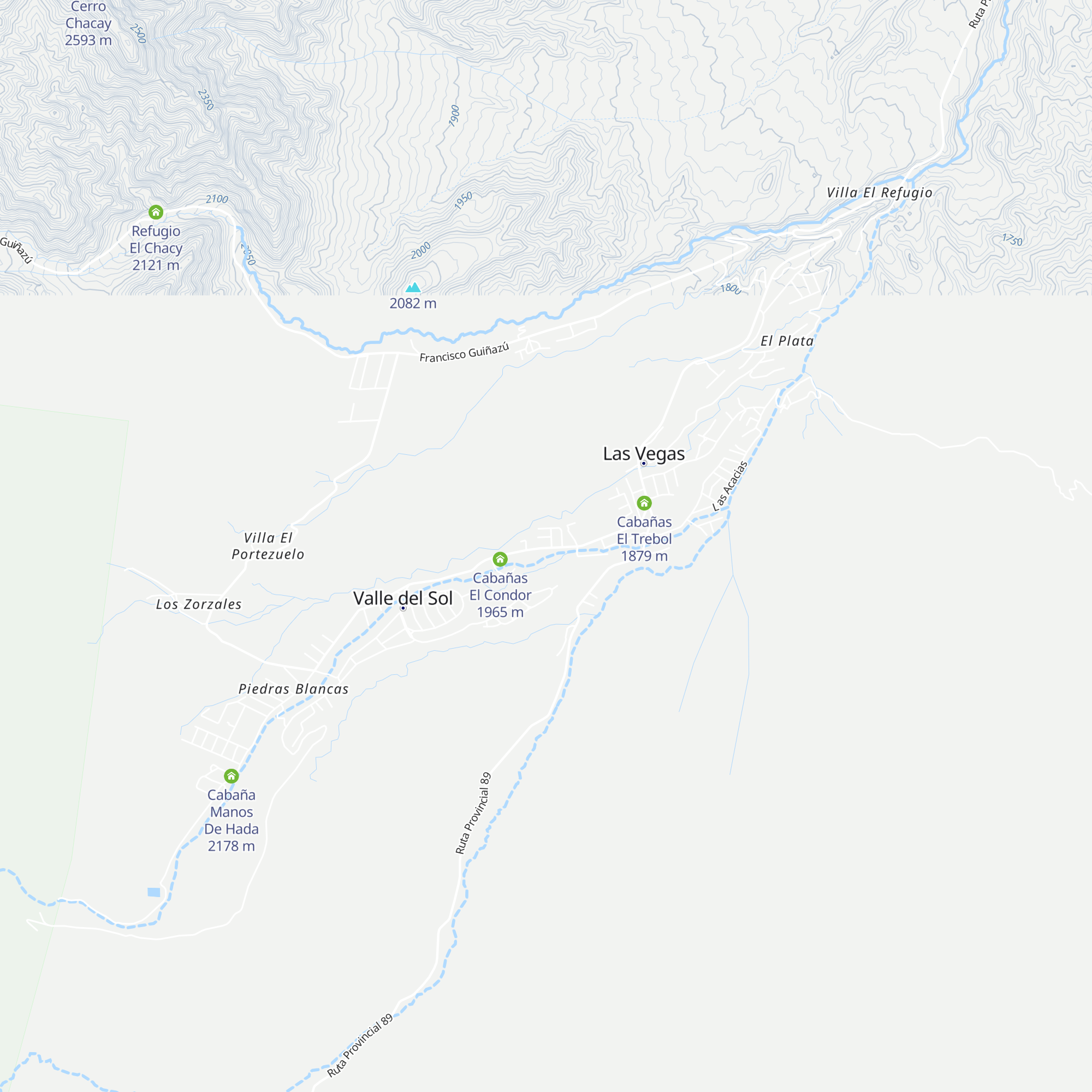 Cabañas La Ofelia map
