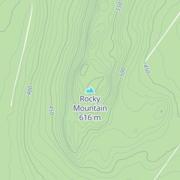 Map of Rocky Mountain