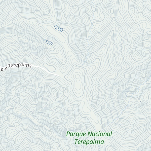 Map of Cerro Tabure