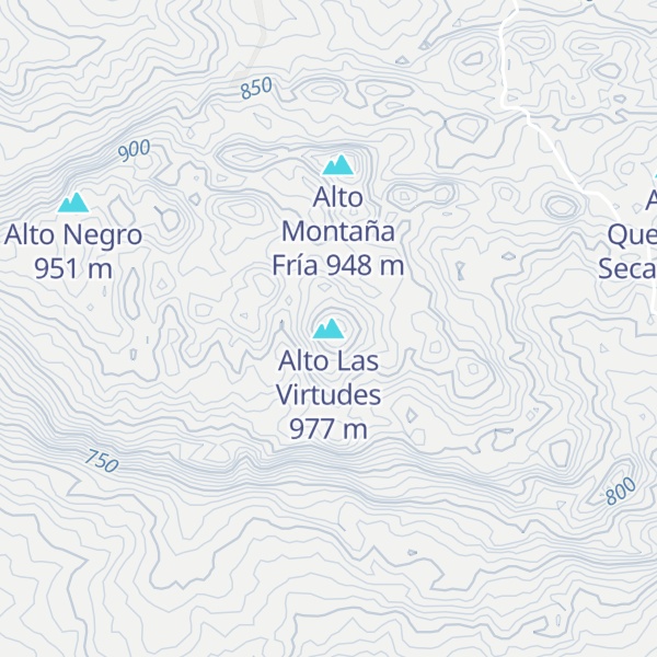 Map of Alto Las Virtudes