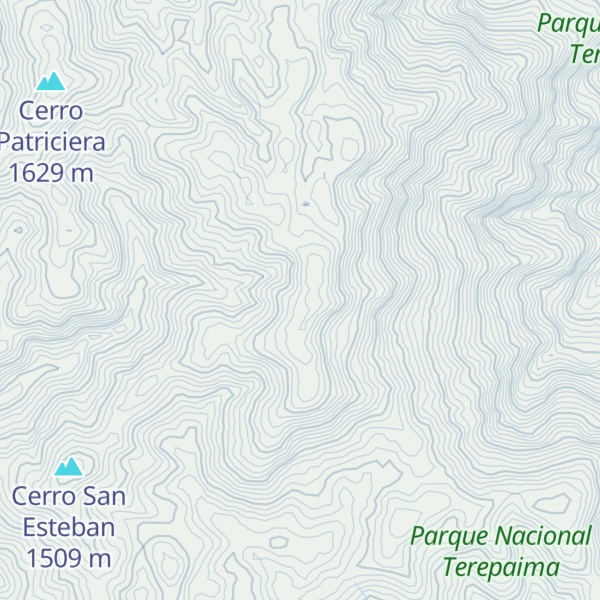Map of Cerro Riecito