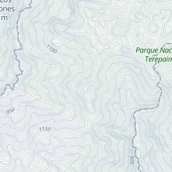 Map of Cerro Palma Redonda