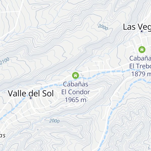 Map of Cabañas El Condor
