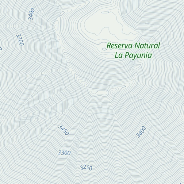 Map of Payún Liso