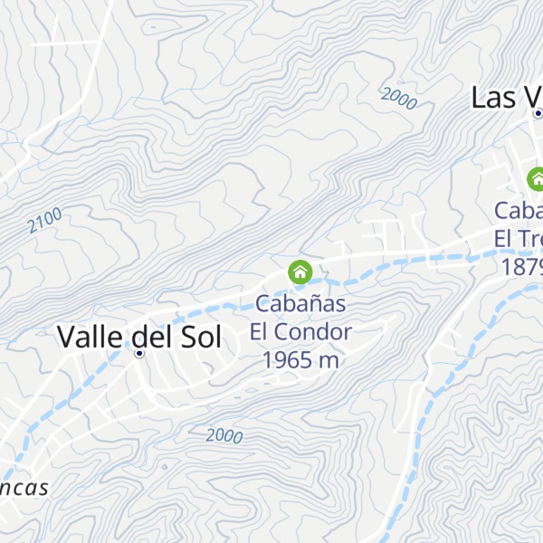 Map of Cabañas Michu