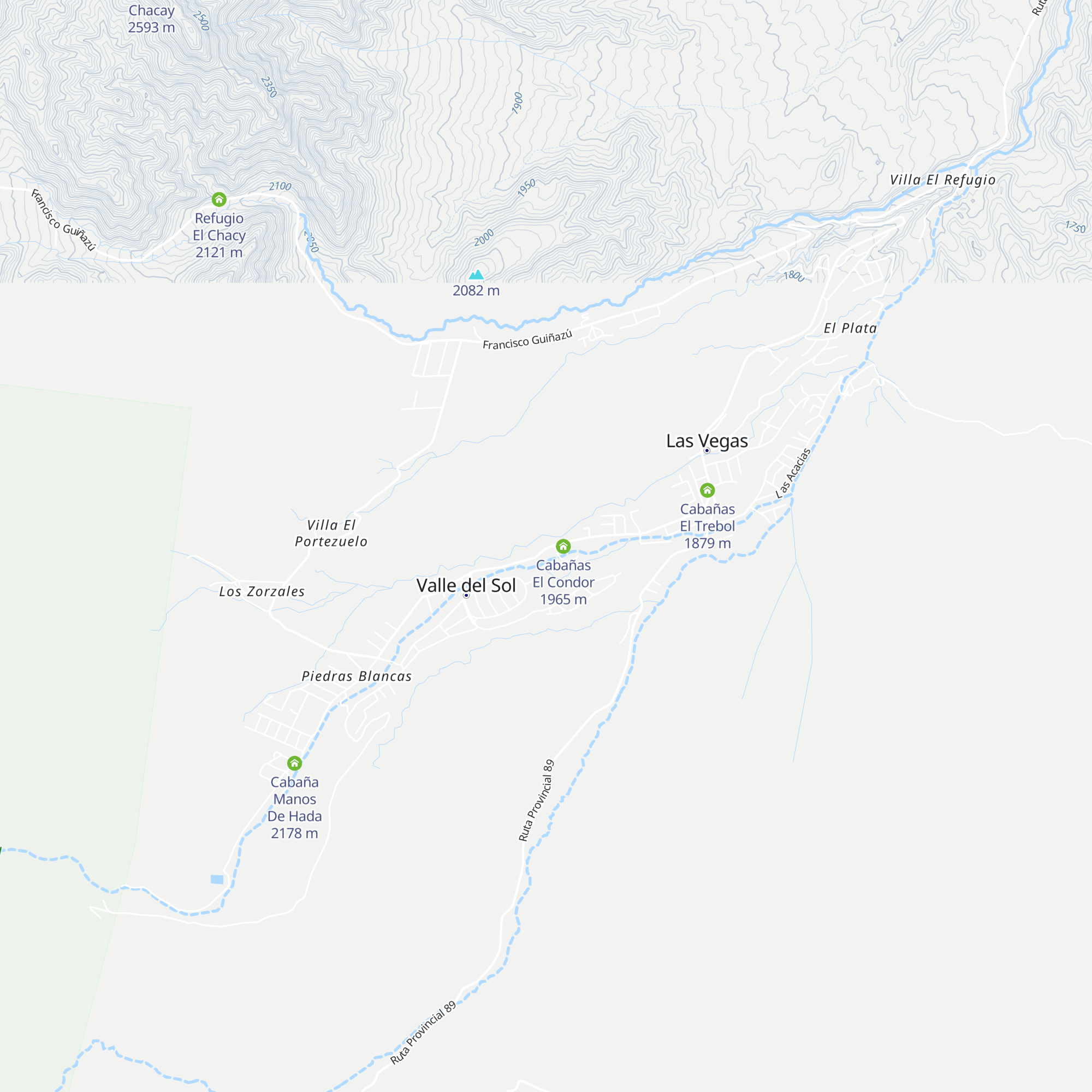 Cabañas Michu map