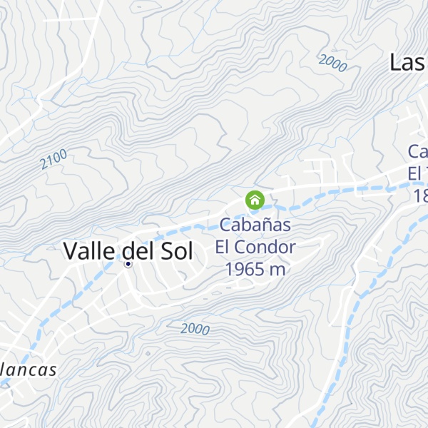 Map of Cabañas Rincon De Potrerillos