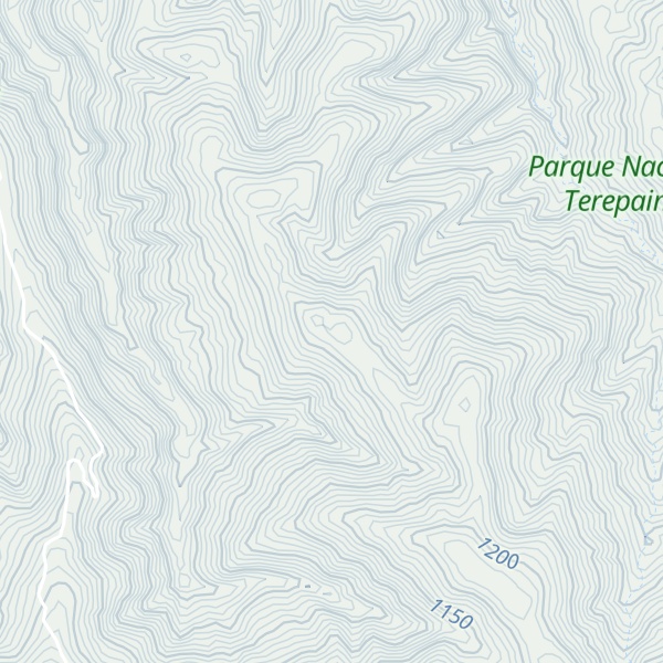 Map of Cerro El Palito