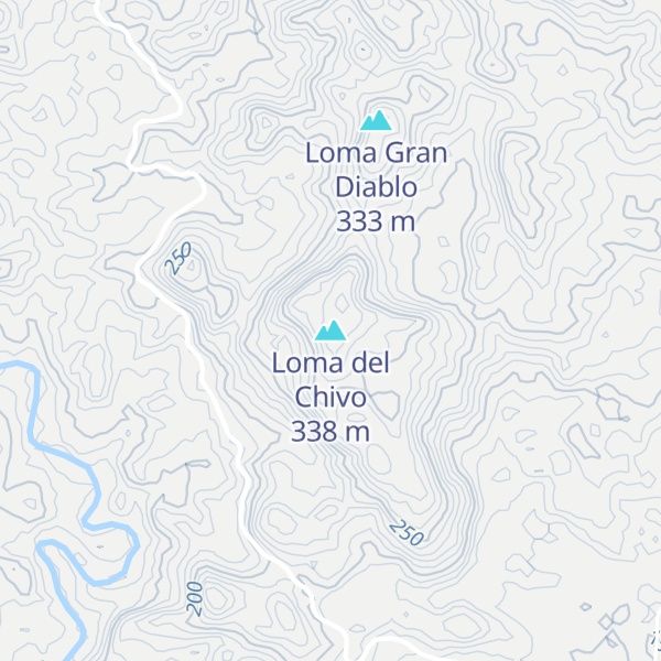 Map of Loma del Chivo