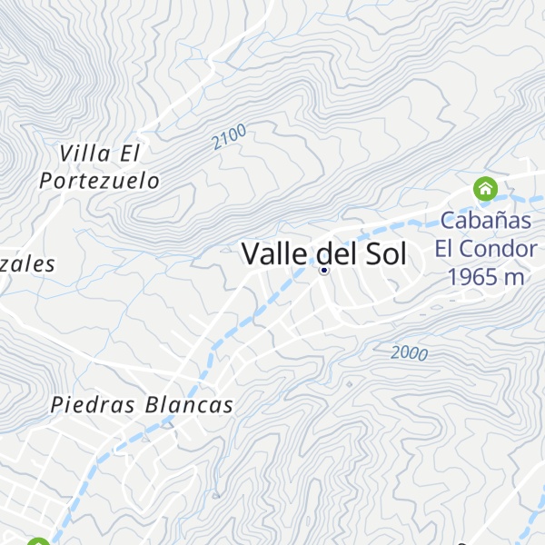 Map of Cabañas De Cumelen