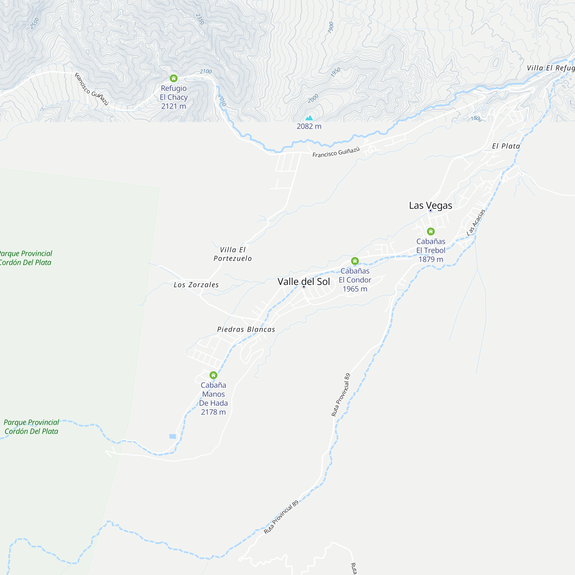 Cabañas De Cumelen map