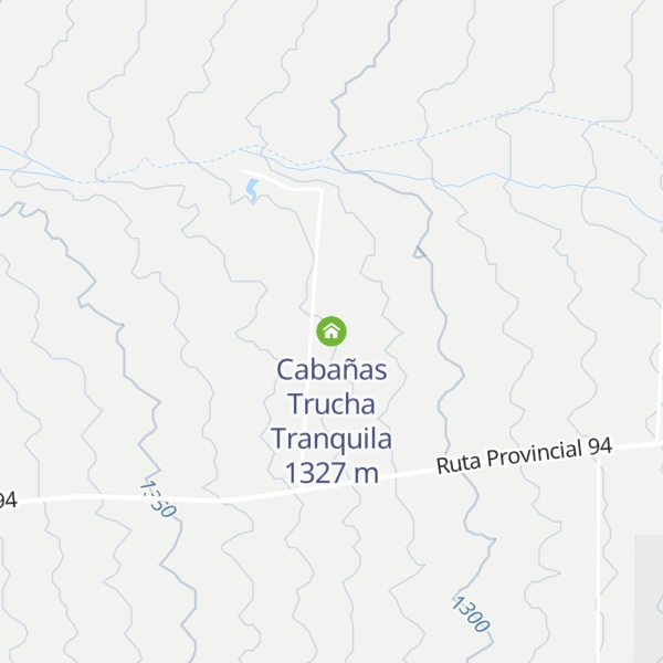 Map of Cabañas Trucha Tranquila