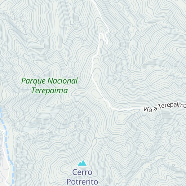 Map of Cerro Los Gachos