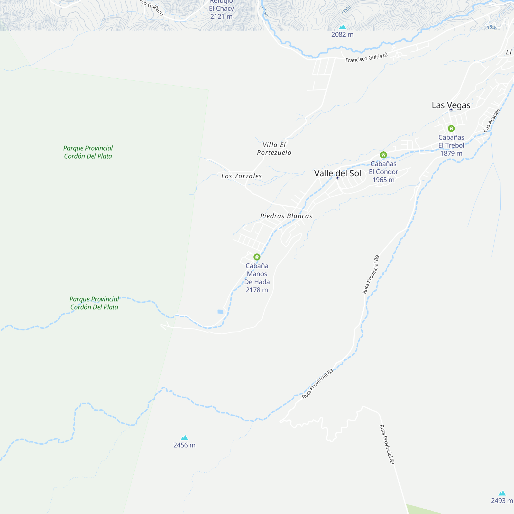 Cabaña Manos De Hada map