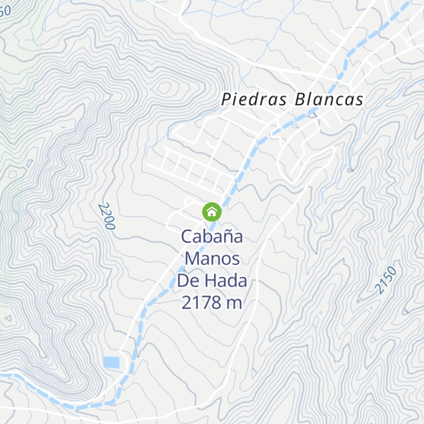 Map of Cabaña Manos De Hada