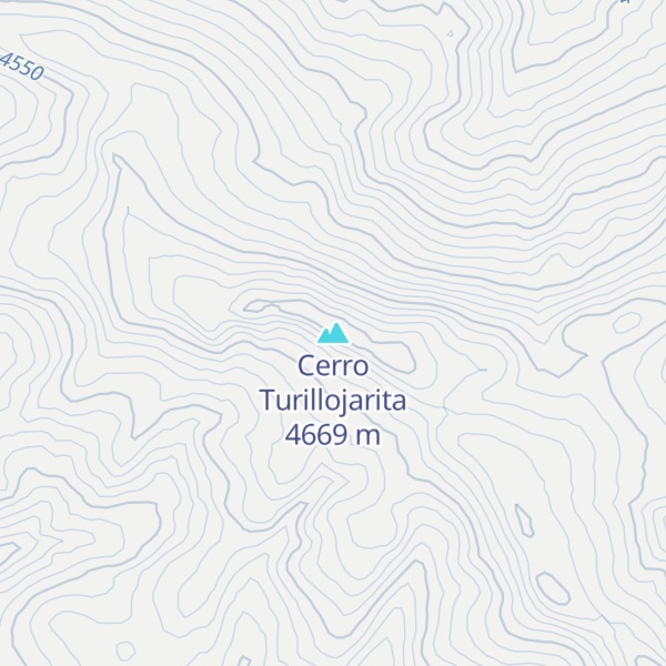 Map of Cerro Turillojarita
