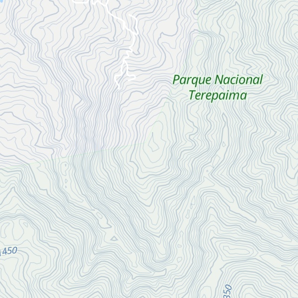 Map of Cerro La Vuelta