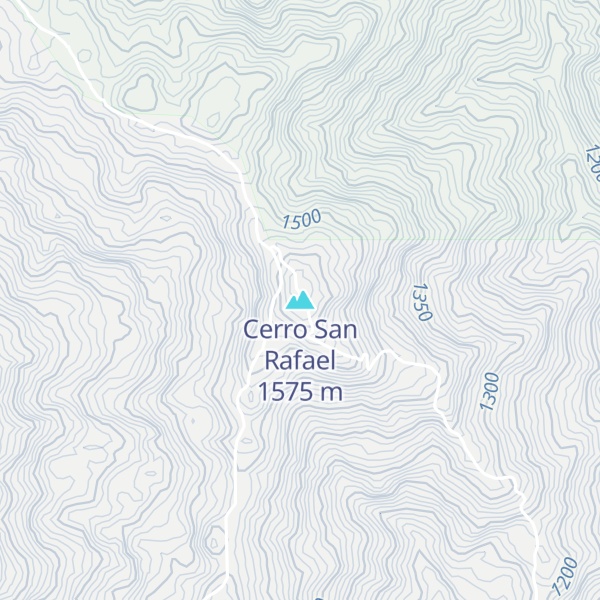 Map of Cerro San Rafael