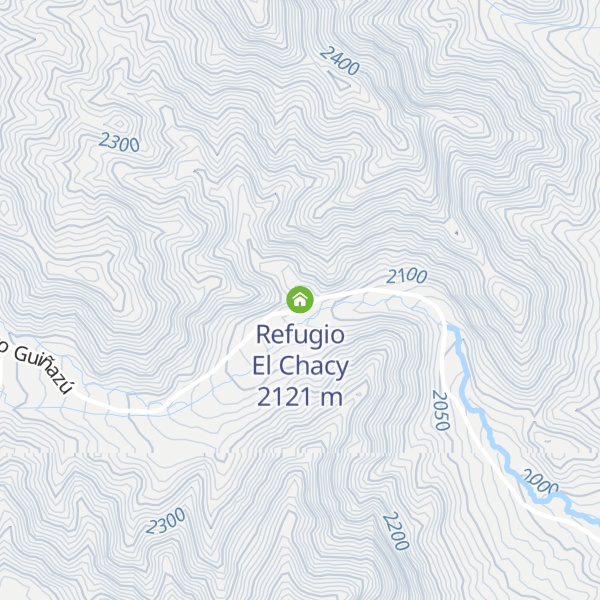Map of Refugio El Chacy