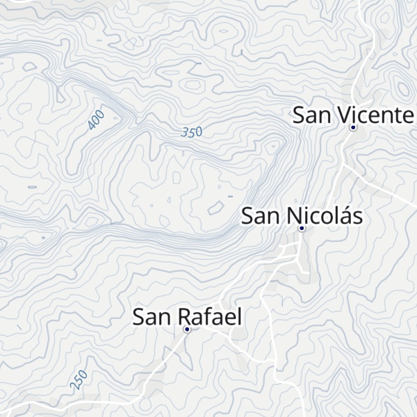 Map of Cerro San Nicolás