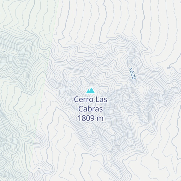 Map of Cerro Las Cabras