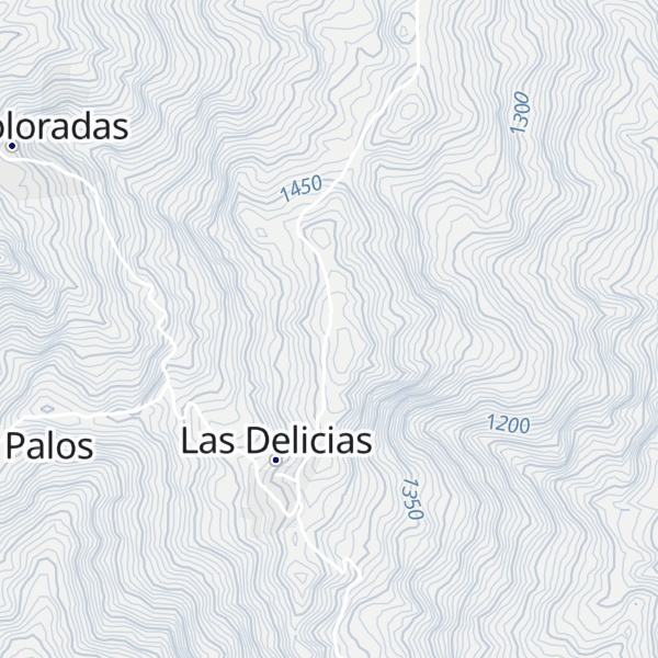 Map of Cerro El Nuezal