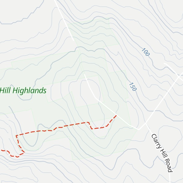 Map of Clarry Hill