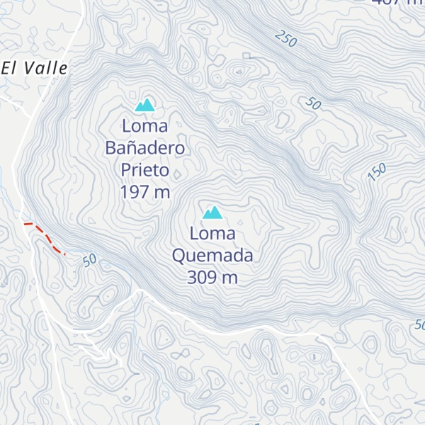 Map of Loma Quemada