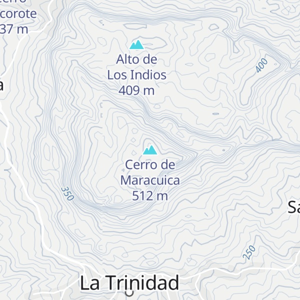 Map of Cerro de Maracuica