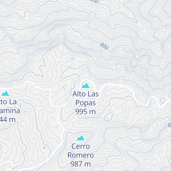 Map of Alto Las Popas