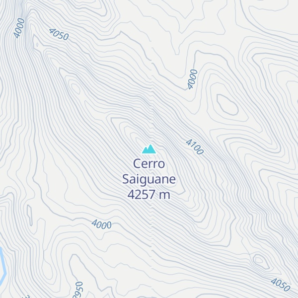 Map of Cerro Saiguane