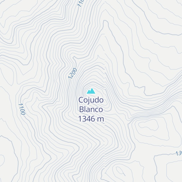Map of Cojudo Blanco
