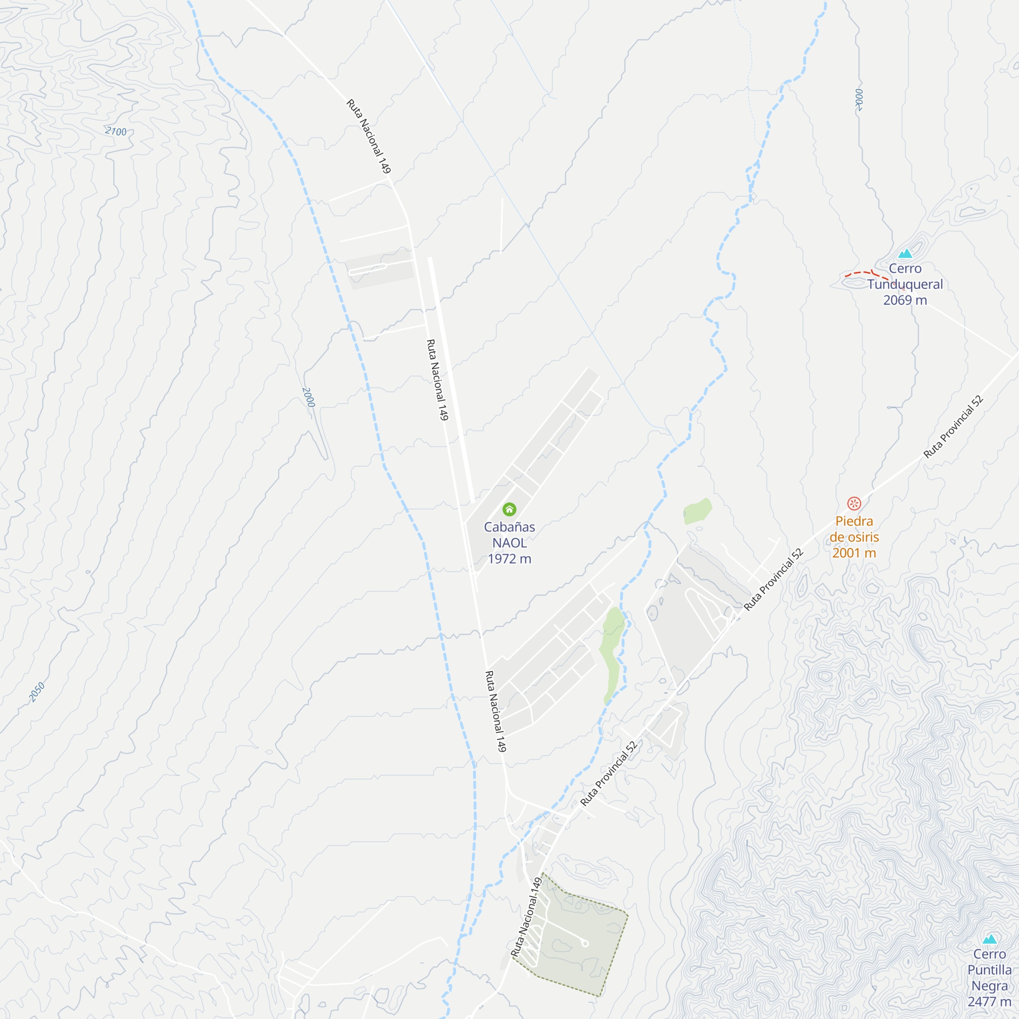 Cabañas NAOL map