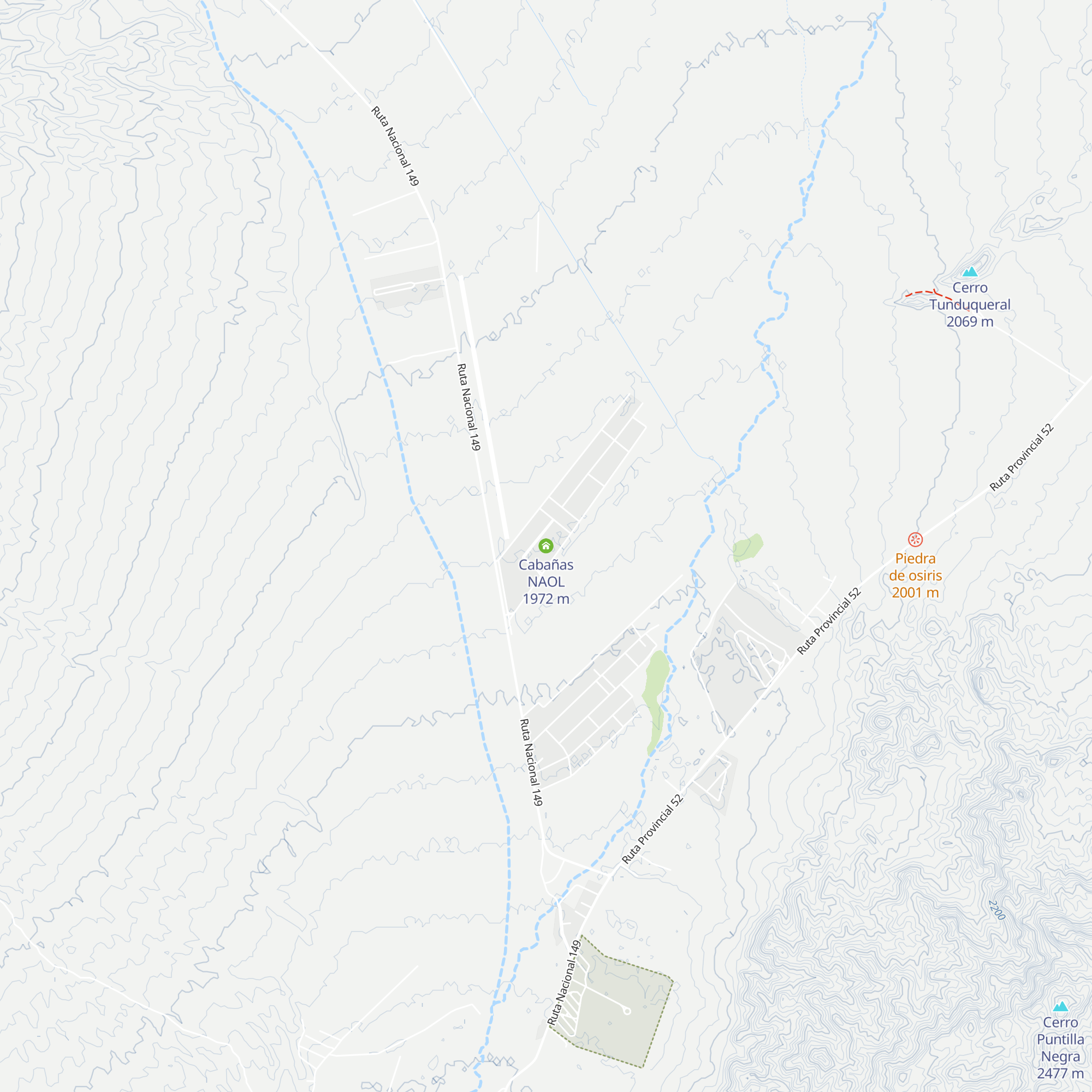 Cabañas NAOL map