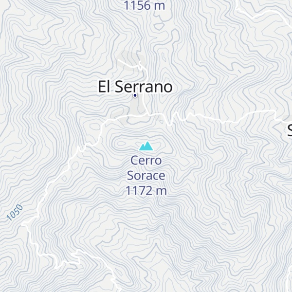 Map of Cerro Sorace